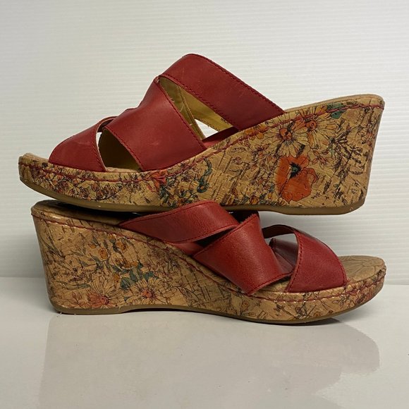 Born Concepts Ciata Red Platform Sandals - Picture 4 of 9